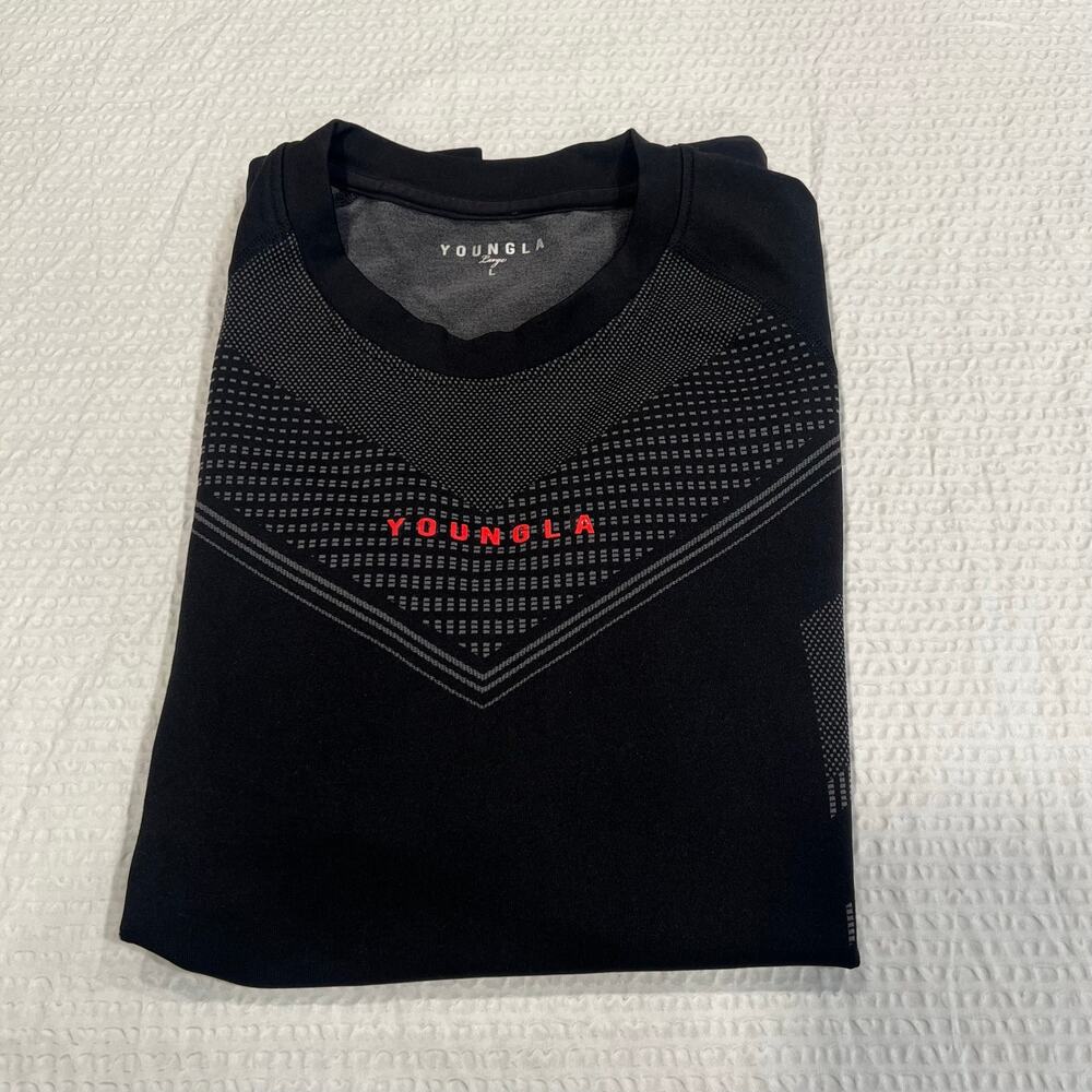 YoungLA Superhero Compression Tee black size Large men
